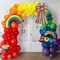 RIBBON Pride Wreath Bow LGBT Rainbow Stripe Decorations Lesbian Gay Burlap Ornaments Bows
